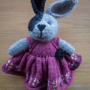 Kanína í rauðum spariskóm