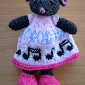 Mús í tónlistarkjól