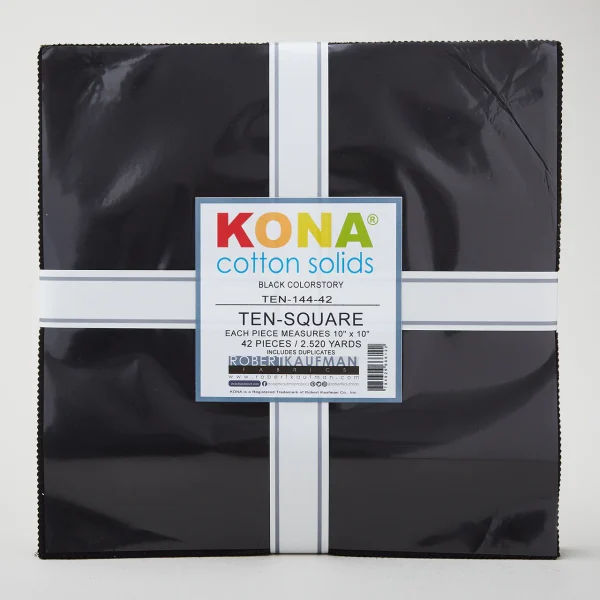 Kona Cotton 10"x10" ferningar