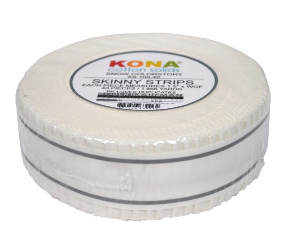 Kona Cotton 1 1/2" ræmur - Snow