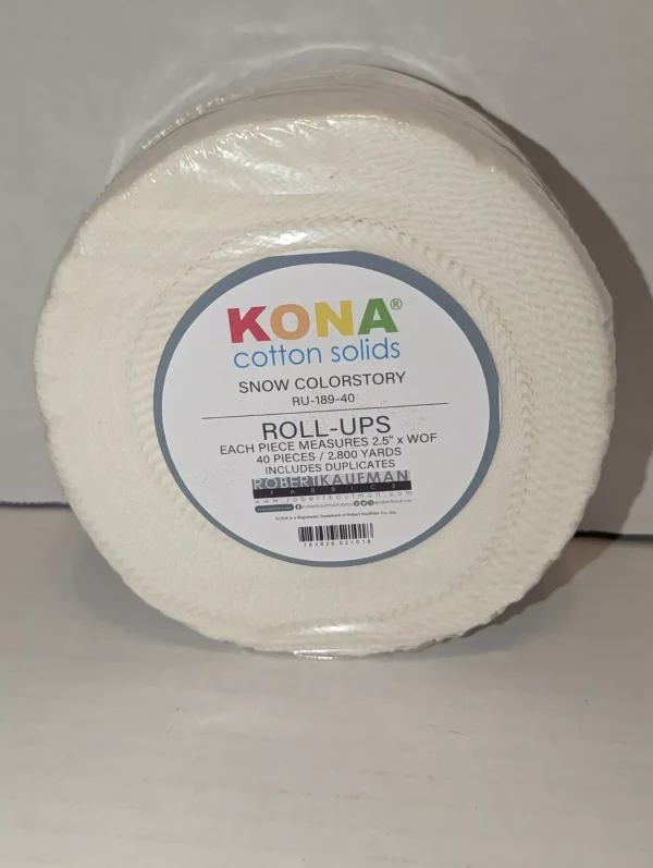 Kona Cotton 2 1/2" ræmur - Snow