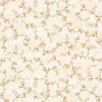 Vine scroll Beige bak 108"