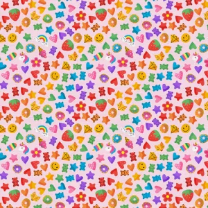 Rainbow Beads - Pink