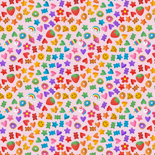 Rainbow Beads - Pink