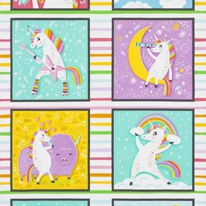 Magical Rainbow Unicorns - Panell