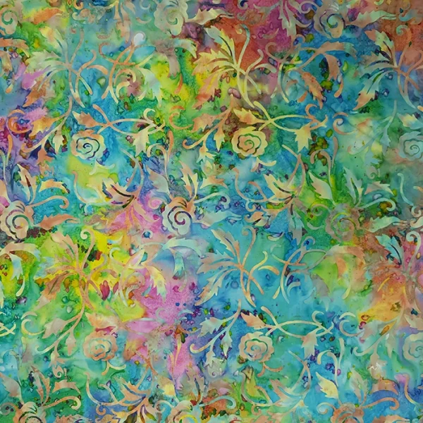 Multicolor Swirls - Batik