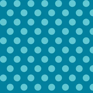 Flannel Dots - Aqua- Flónel