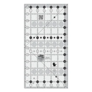 Creative Grids 6-1/2in x 12-1/2in Rectangle - Fyrir örvhenta