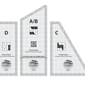 Creative Grids Scrap Crazy Templates 8"