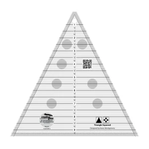 Creative Grids Triangle Squared Ruler 9-1/2in