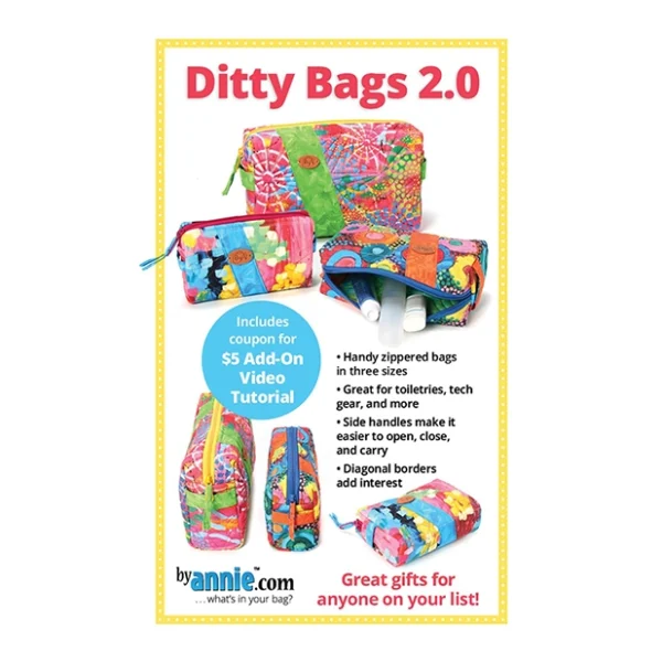Ditty Bags 2.0 Pattern by Annie