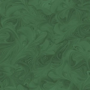 Swirls Dark Green Wideback 118" - 3m breitt bak