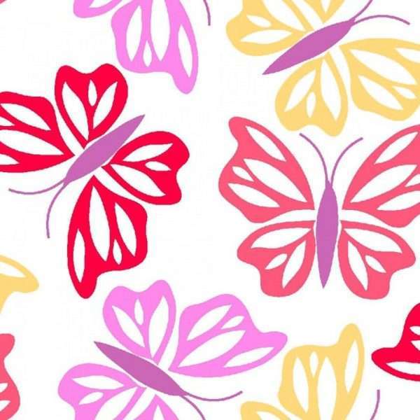 MRC Butterflies White