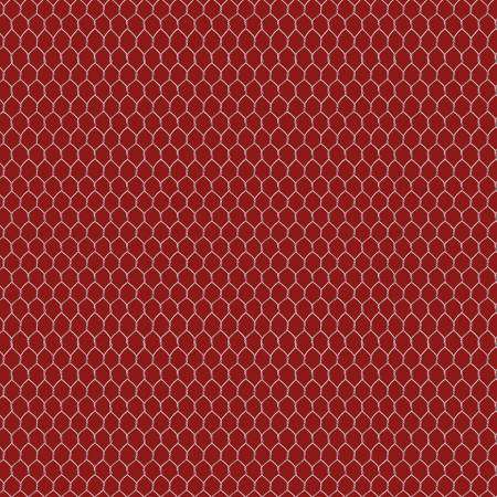 Rooster Inn Chicken Wire Red
