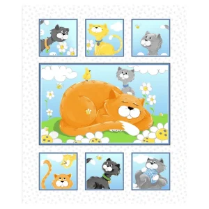 Kitty the Cat - 36" panill