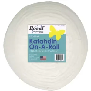 Bosal/Bómullar vatt ræma - Katahdin On-A-Roll 2 1/4" x 50 yards