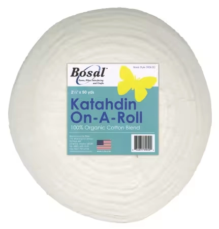 Bosal/Bómullar vatt ræma - Katahdin On-A-Roll 2 1/4" x 50 yards