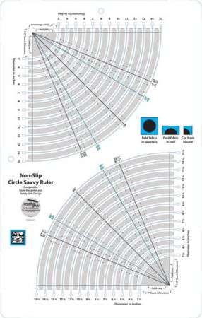 Creative Grids Circle Savvy Ruler
