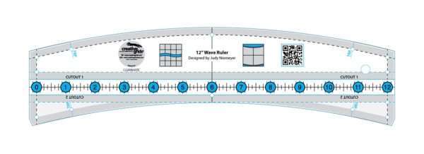 Creative Grids 12" Wave Ruler
