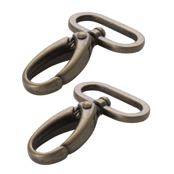 Swivel Hooks - Antique Brass