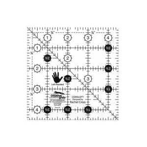Creative Grids 4-1/2 x 4-1/2 tomma Ferningur - Fyrir örvhenta