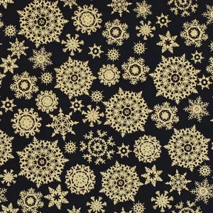 Golden Christmas Snowflake
