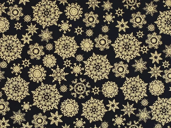 Golden Christmas Snowflake