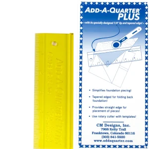 RULER ADD A QUARTER 6IN PLUS
