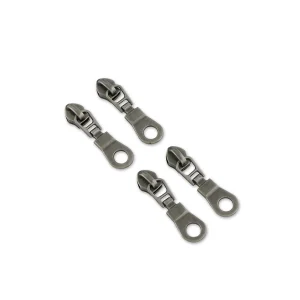 DONUT 5 ZIPPER SLIDERS ANTIQUE NICKEL